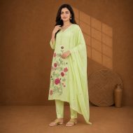 SUHANI – Embroidered A-Line Suit Set - Image 4