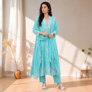 INAYA – Fully Embroidered Anarkali Suit Set - Image 3