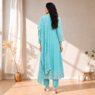 INAYA – Fully Embroidered Anarkali Suit Set - Image 4