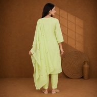 SUHANI – Embroidered A-Line Suit Set - Image 5