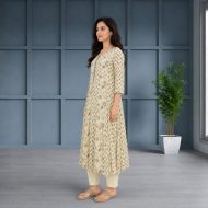 AVNI - Ivory Anarkali Suit Set - Image 2
