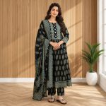 Black A-Line Suit Set