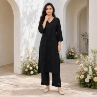 CHANCHAL - Embroidered Kurta Pant Set