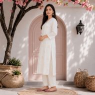 CHANCHAL - Embroidered Kurta Pant Set - Image 14