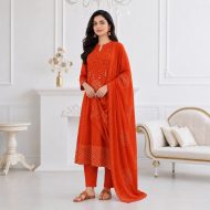 SHISHA – Mirror Work Anarkali Suit Set - Image 3