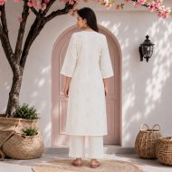 CHANCHAL - Embroidered Kurta Pant Set - Image 12