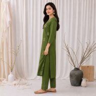 CHANCHAL - Embroidered Kurta Pant Set - Image 9