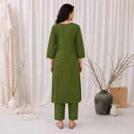 CHANCHAL - Embroidered Kurta Pant Set - Image 7