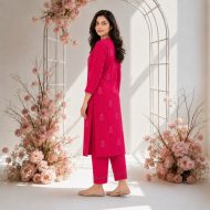 CHANCHAL - Embroidered Kurta Pant Set - Image 4