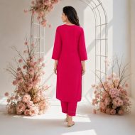 CHANCHAL - Embroidered Kurta Pant Set - Image 2