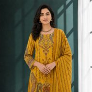 SAACHI Mustard Straight Suit Set