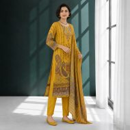 SAACHI - Mustard Straight Suit Set - Image 3