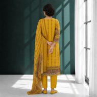 SAACHI - Mustard Straight Suit Set - Image 5