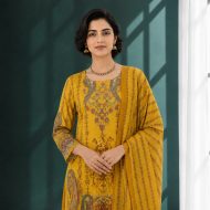 SAACHI - Mustard Straight Suit Set - Image 2