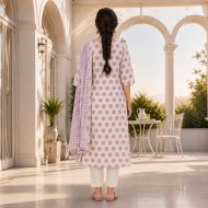 BAAWRI – Printed Anarkali Suit Set - Image 3
