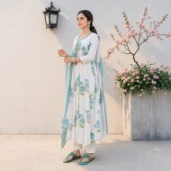 KOMAL – Floral Anarkali Suit Set - Image 5