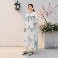 KOMAL – Floral Anarkali Suit Set - Image 4