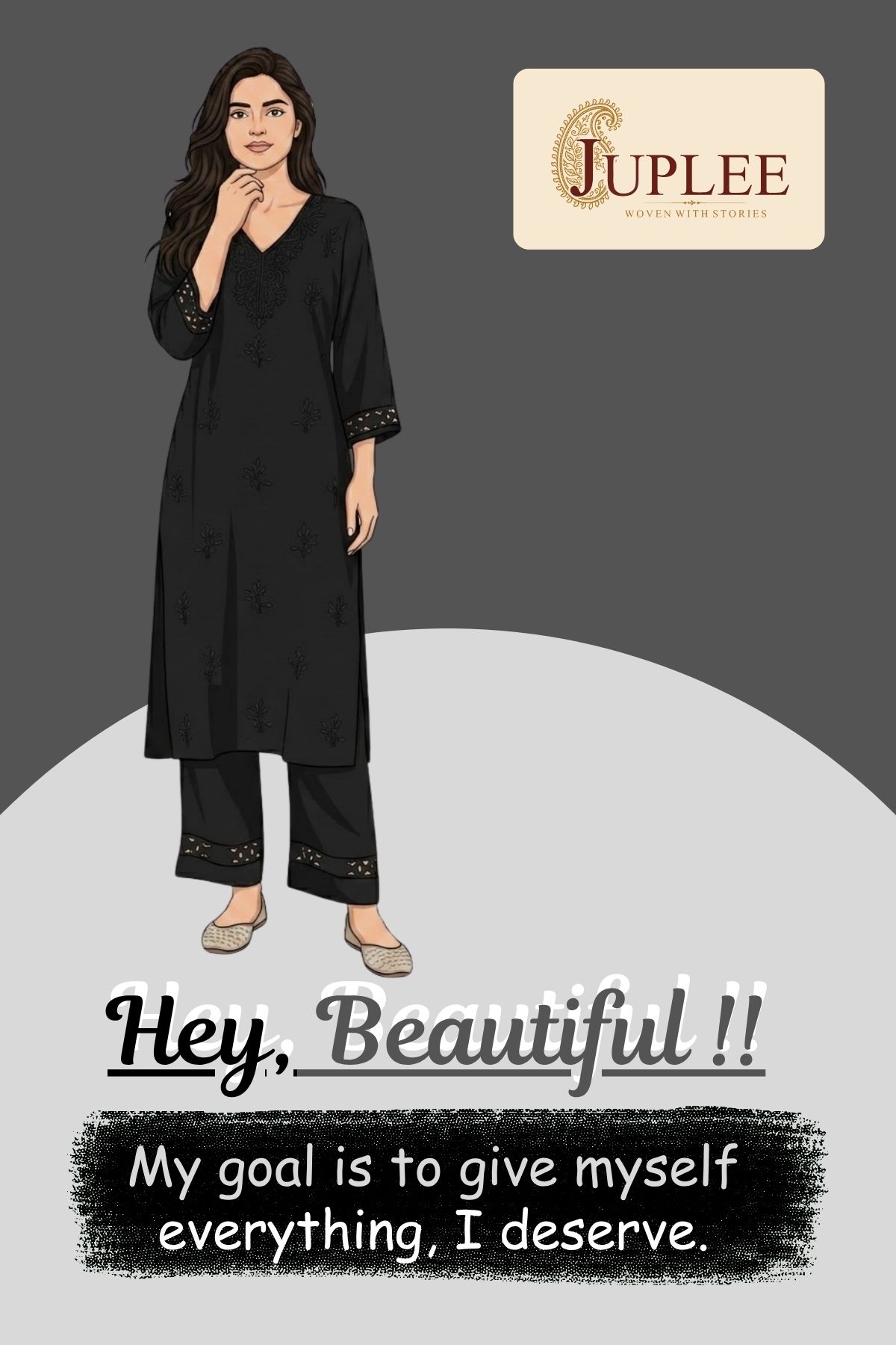 CHANCHAL – Embroidered Kurta Pant Set
