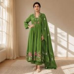 RUHI - Green Anarkali Suit Set