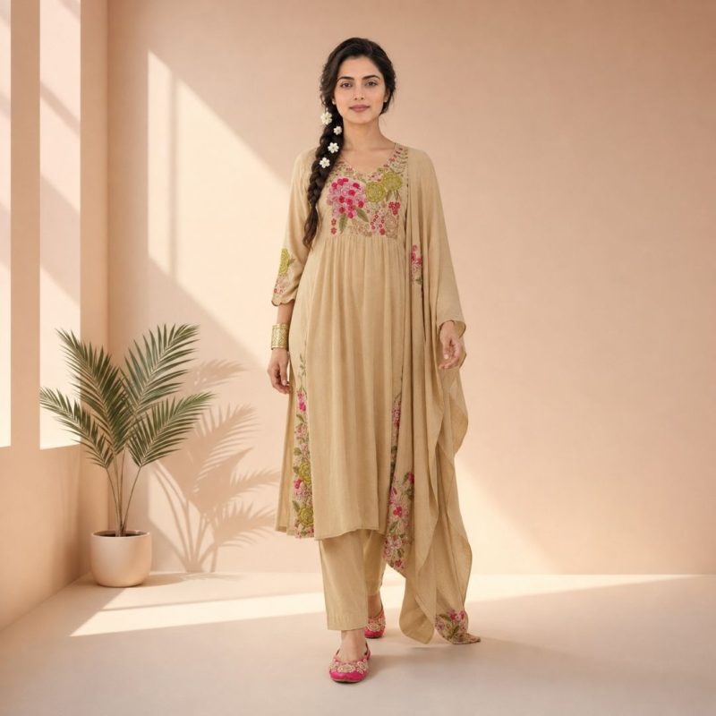 vedika-beige-anarkali-suit-set