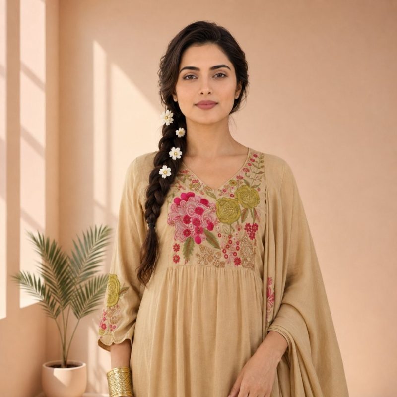 vedika-beige-anarkali-suit-set