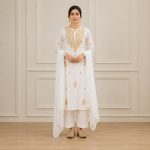 CHANDNI - White Straight Suit Set