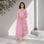 PAL - Pink Embroidered Suit Set