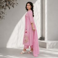 PAL - Pink Embroidered Suit Set - Image 3